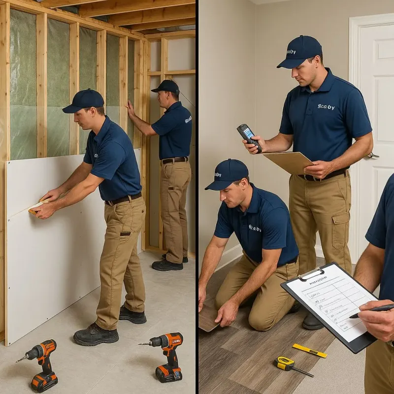 Repairs and Reconstruction process in Lewisburg, TN