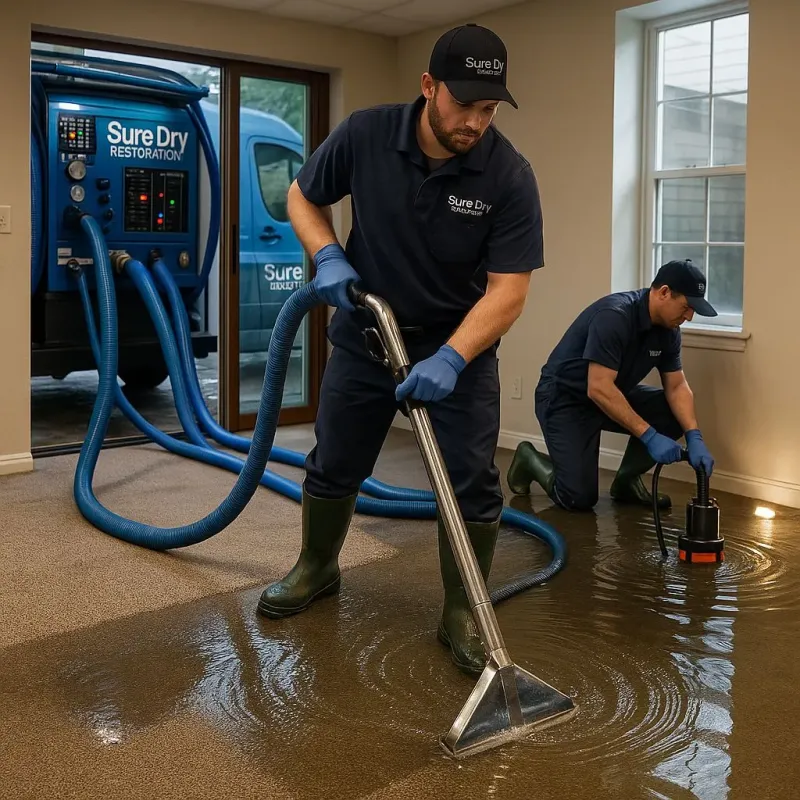Water Extraction and Removal process in Lewisburg, TN